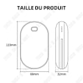 Miniatyrbillede 4 af 4: TD Chauffe-hånd 5000mAh genopladelige håndvarmere elektrisk håndvarmer elektrisk magnetisk håndvarmer