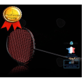 Miniatyrbild 1 av 4: CONFO® Badmintonracket i helt kol, superlätt offensivt svart racket