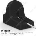Miniatyrbillede 4 af 4: TD® Kompatibel med Apple Watch 1/2/3/4/5/6 generationer Apple Watch base iWatch støtte til opladning i silikone, enkelt design