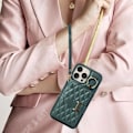 Miniatyrbillede 4 af 4: TD® Lynlås etui til iPhone 13 pro max med lange og korte snore Flere kortslidser Taske-bærer