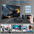 Miniatyrbild 3 av 4: TV Box TD® Android 9 2G+16G IPTV Box Android TV Mini Smart TV Box,4K HD/3D/2.4GHz WiFi Mediaspelare HDMI-gränssnitt