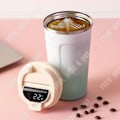 Miniatyrbild 3 av 4: TD® kaffemugg 510ML 304 rostfritt stål frostad kaffemugg Termisk termisk mugg Varm och kall resemugg