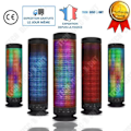 Miniatyrbild 1 av 4: TD® Högtalare hög effekt musik Bluetooth mobiltelefon dator led ljus transportabel färgglad högtalare enhet