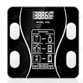 Miniatyrbild 4 av 4: TD® Smart bluetooth kroppsvikt multifunktionell elektronisk människokroppsvåg USB-laddning
