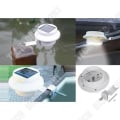 Miniatyrbillede 3 af 3: TD® Solcellelampe 3 LED-Udendørs lampe terrasse-udendørs belysning LED lys Hegn udendørs Rende til haven Væg mur