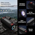 Miniatyrbild 2 av 4: Bluetooth-högtalare - TD® - Fyrkantig modell - 30W - IPX6 - Dubbel trådlös högtalare