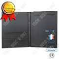 Miniatyrbild 1 av 4: TD® Storage Folder A4 Multi-Function Läder Enfärgad Folder Manager-mapp Business Data Storage Folder