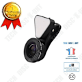 Miniatyrbillede 1 af 4: TD® Objektiv Vidvinkel 3 i 1 smartphone 12X optisk zoom teleskop kamera objektiv teleskop mobiltelefon sort farve