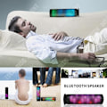 Miniatyrbild 3 av 4: TD® Högtalare hög effekt musik Bluetooth mobiltelefon dator led ljus transportabel färgglad högtalare enhet