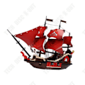 Miniatyrbillede 4 af 4: TD® Byggelegetøj til voksne, piratskibsmodel