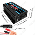 Miniatyrbild 4 av 4: TD® Vehicle Inverter DC12V till AC220V 300W spänningsomvandling smart digital display