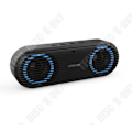 Pikkukuva 2 / 4: TD® Kannettava Mini langaton Kaiutin USB-portti TF-kortinlukija Bluetooth-stereo-kaiutin, jossa on kaksi kaiutinta: musta