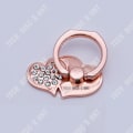 Miniatyrbillede 1 af 4: TD® Finger ring support for phone Love heart shape Compact and practical Ring holder 360 Universal Ring holder in