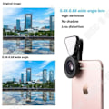 Miniatyrbillede 3 af 4: TD® Objektiv Vidvinkel 3 i 1 smartphone 12X optisk zoom teleskop kamera objektiv teleskop mobiltelefon sort farve