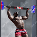 Miniatyrbild 2 av 4: TD® Hemmagymnastik Pull-up-stång utan perforering Dörrpull-up-stång Väggtränare