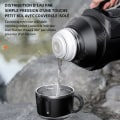 Miniatyrbillede 3 af 4: TD Isoleret Drikkeflaske 1200 ml 9.8x30.5x5.5cm drikkeflaske rustfrit stål termoflaske metalflaske rustfrit stål med vakuumisolering