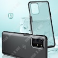 Miniatyrbild 2 av 4: TD® Transparent Frosted Telefonfodral för OnePlus 8T Four Corners All-inclusive Drop-Proof Cover TPU Soft Edge Back Cover
