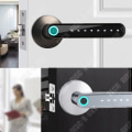 Miniatyrbild 4 av 4: TD® Smart Dörrlås Innerdörr Fingerprint Password Lock är enkelt och bekvämt att installera