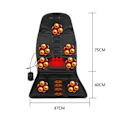 Miniatyrbillede 2 af 4: TD® Shiatsu massage stol til ryg og nakke med varme, essentiel muskelafslapning i lænden, billig massage, anti-træthed, komfort.