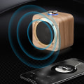Miniatyrbillede 3 af 4: Bluetooth-højttaler - TD - Model 105 - Træ - 1200mAh - Surround stereo lyd