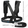 Miniatyrbild 2 av 4: TD® Resistance Belt Fitness Training Resistance Rope Kit för Resistance Trainer och Phys Assist