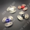 Pikkukuva 3 / 4: TD® Fidget Spinner - Hand Spinner - Kolmikäyräinen muovinen spinneri teräksillä, stressiä ja ahdistusta lievittävä lelu. Musta