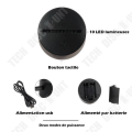 Miniatyrbild 4 av 4: TD® Lampa 7 färger 3D Apple USB LED/ Nattljus Färgglad inredning Atmosfär skrivbordslampa för barn