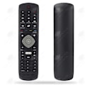 Miniatyrbild 1 av 4: HTBE® Lämplig för Philips Quick Response Set Top Box Smart TV Fjärrkontroll Mekanisk Infraröd Svart Bärbar Hållbar