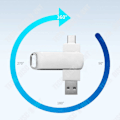 Miniatyrbillede 4 af 4: TD® USB3.0 128GB Højhastighed til Type-C Interface Mobiltelefon PC Smart TV Tablet PC Bil Stereo Metalgrå