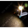 Miniatyrbillede 4 af 4: TD® USB genopladelig sammenfoldelig spejlampe til lille bog med LED