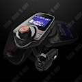 Miniatyrbillede 2 af 4: TD® Bluetooth bil MP3 afspiller Bluetooth bil oplader handsfree stor skærm visning menneskelig rørdesign
