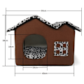 Miniatyrbild 2 av 4: Hundkopp - CONFO® - Teddy - Avtagbar - Tvättbar - Inomhus grå