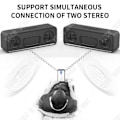 Pikkukuva 4 / 4: TD® Kannettavan bluetooth-kaiutin pc-auto iphone musta langaton hands-free musiikkilaitteet audio voimakas basso