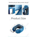 Miniatyrbild 4 av 4: TD® Ergonomisk Flygplan Resekudde Kudde Barn Bil Nacke Memory Foam Cervikal Vuxen Kreativ U-formad
