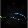 Miniatyrbillede 3 af 4: CONFO® Badmintonracket hele i kulstof ultra-let offensiv single shot voksen