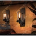Miniatyrbillede 2 af 4: TD® Retro kreativ industrivæg lampe seng bord altan gang i smedet jern nostalgisk bar café lampe