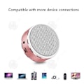Pikkukuva 3 / 4: I® Bluetooth-kaiutin matkalla, ultra-kannettava auto - Kannettava kaiutin - Mobiilikaiutin - Hopeinen Bluetooth-kaiutin