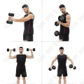 Miniatyrbild 3 av 4: TD® 2st 5 kg Hex Hantel Hantel Armtränare för män Hem Fitness Utrustning Tyngdlyftning
