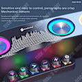 Miniatyrbild 2 av 4: TD® Bluetooth Gaming-högtalare med färgglada LED-ljus Cool Subwoofer Light Up-högtalare USB-gränssnittstyp Förstärkare