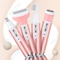 Miniatyrbild 3 av 4: TD® 4 i 1 intim rakapparat för kvinnor Elektrisk underarms epilatortrimmer Intim hårborttagning rakhyvel Ögonbrynstrimmer