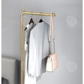 Miniatyrbild 4 av 4: CONFO® Simple Klädhängare Golvhängare Sovrum Entré Hyllor Kläder Torkhängare Klädhängare Hängpåsställ Modern Enkel