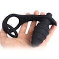 Miniatyrbillede 4 af 4: Prostata Stimulator - Meg59093 - Sexlegetøj - 10 Hastigheder - Silikone - Sort Svart