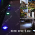 Miniatyrbillede 4 af 4: TD® Solcellelampe udendørs med detektor til belysning af haven, LED-lanterne, energibesparende, til sti og græsser i rustfrit stål