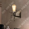 Miniatyrbillede 3 af 4: TD® Vægmontering i smedejern i retro industristil, designer personlighed, ond robot væglampe, kreativ korridor