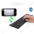 Pikkukuva 2 / 4: Bluetooth-näppäimistö QWERT TD® Universaalinen 108 näppäintä IP67 USB-liitäntä Bluetooth 3.0 300 mAh 360x105x8 mm Taivutettava ja vedenpitävä silikon
