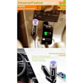 Miniatyrbillede 2 af 4: TD® Bluetooth FM-sender trådløs bil hjemme musikadapter radio oplader MP3 håndfri iPhone cigaretlighter usb