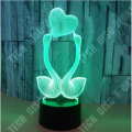 Miniatyrbillede 2 af 4: TD® Lumière 3D Kærlighedssvane