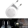 Miniatyrbillede 3 af 4: TD® 0.7W Mini Natte LED med Lysføler, Automatisk Sensor, Til Børneværelser, Hvid, 2 Stk.