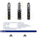 Miniatyrbillede 4 af 4: Bil MP3 Audioafspiller Bluetooth FM Sender Trådløs FM Modulator Bil Kit Handsfree LCD Display USB Oplader til iPhone Samsung