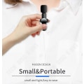 Miniatyrbillede 4 af 4: TD® Mikrofon Lavalier til bærbar computer, live streaming udendørs, støjreduktion, trådløs Bluetooth-mikrofon